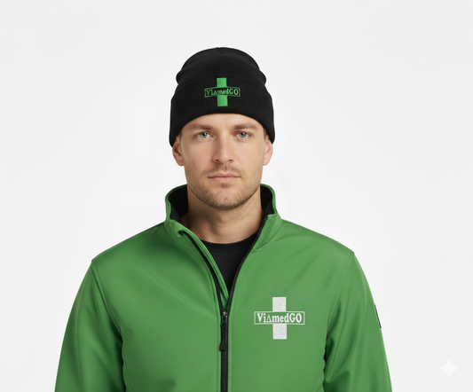 ViamedGO Mütze – Klassisches Design mit Logostickerei