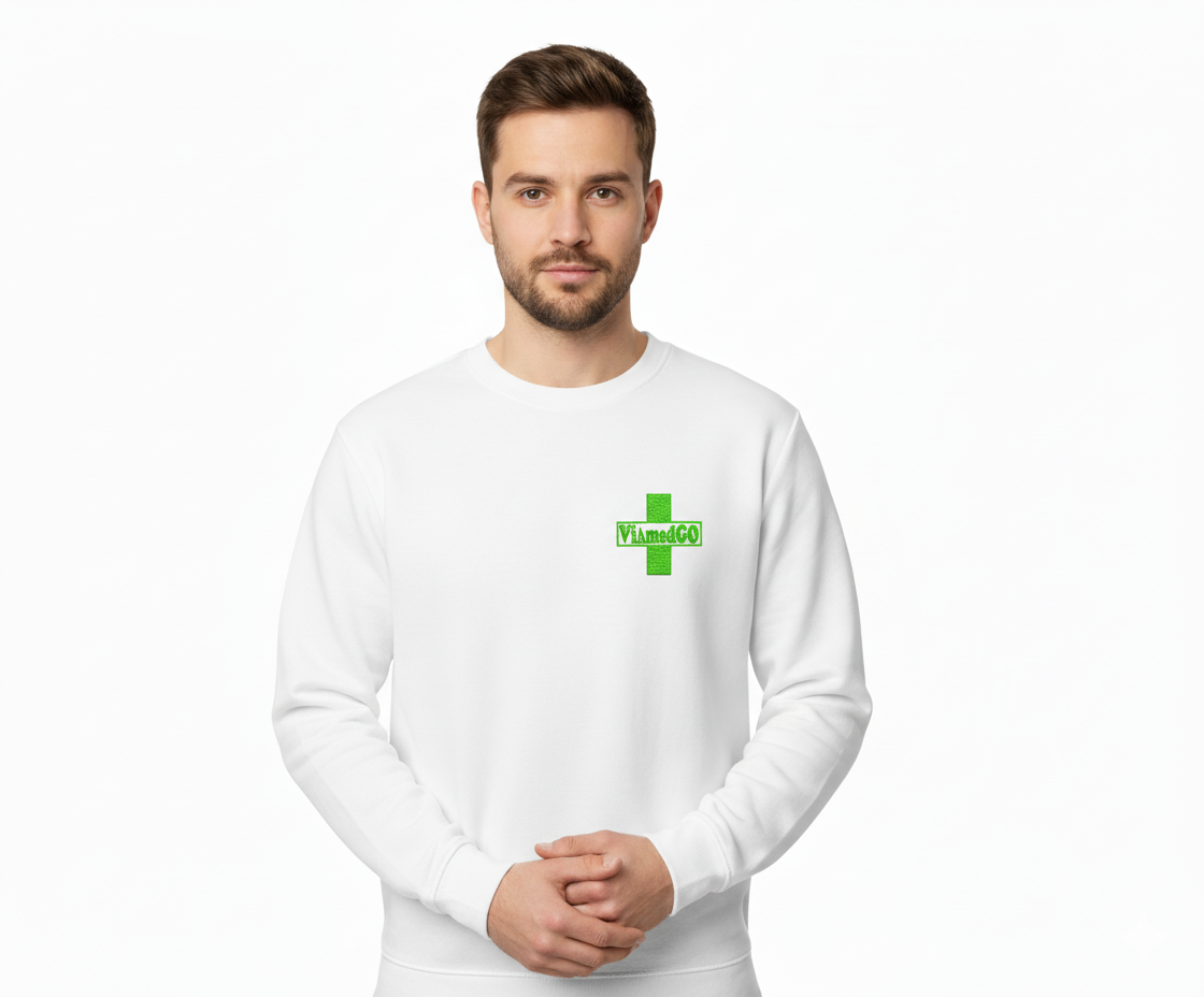 ViamedGO Sweatshirt mit Logo – Bequem, Stylisch & Vielseitig